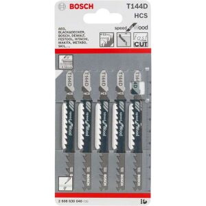 BOSCH - T 144 D szúrófűrészlap, 74/5.2mm fához, 5 darab [2608630040]