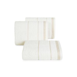Mira csíkos törölköző Krémszín 30x50 cm