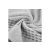 Texturált Riva ezüst jacquard törölköző, 50x90 cm, luxus pamut érzet.