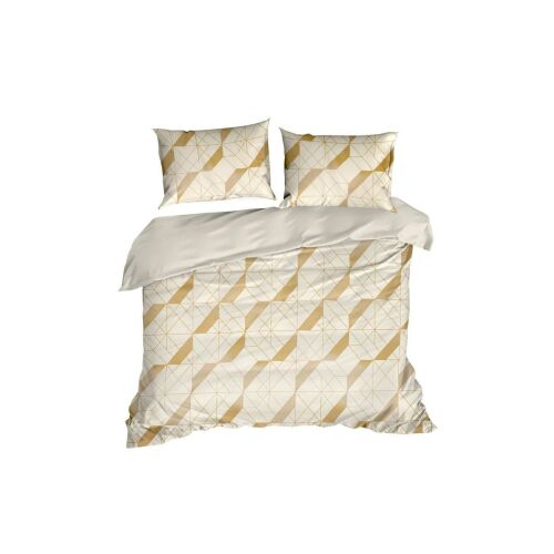Aggie mikroszálas ágyneműhuzat arany 140x200 cm - 70x80 cm 1db