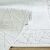 Feltekert Nika fehér pamut fürdőszobaszőnyeg, a textúra látható