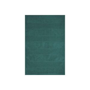 Jessi pamut fürdőszoba szőnyeg Sötétzöld 50x70 cm