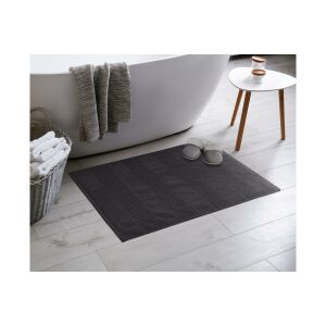 Jessi pamut fürdőszoba szőnyeg Fekete 60x90 cm