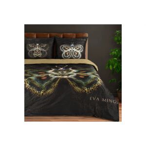 Eva11 Eva Minge mako-szatén ágyneműhuzat Fekete 160x200 cm - 70x80 cm 2db