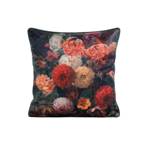 Velvet bársony párnahuzat Sötétzöld 45x45 cm 131807144