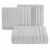 Sammy ezüst zero twist pamut törölköző szett, 30x50 cm