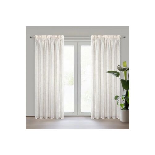 Karli vászon függöny Natúr 140x270 cm 131809754