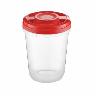 Recipient pentru alimente Ambition Smart 1L cu capac roșu - Transportatori de alimente și băuturi