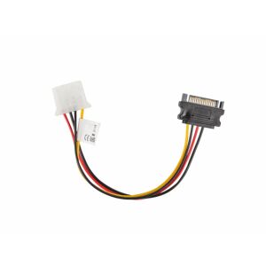 Kabel adapter Lanberg SATA zasilający(M) -> Molex(F) 0,15m 138855568 - Kabel