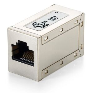 Equip Inline-Koppler Cat6  RJ45 8P8C geschirmt  1Gbit 250MHz Polybeutel 131810914 - Anschlüsse