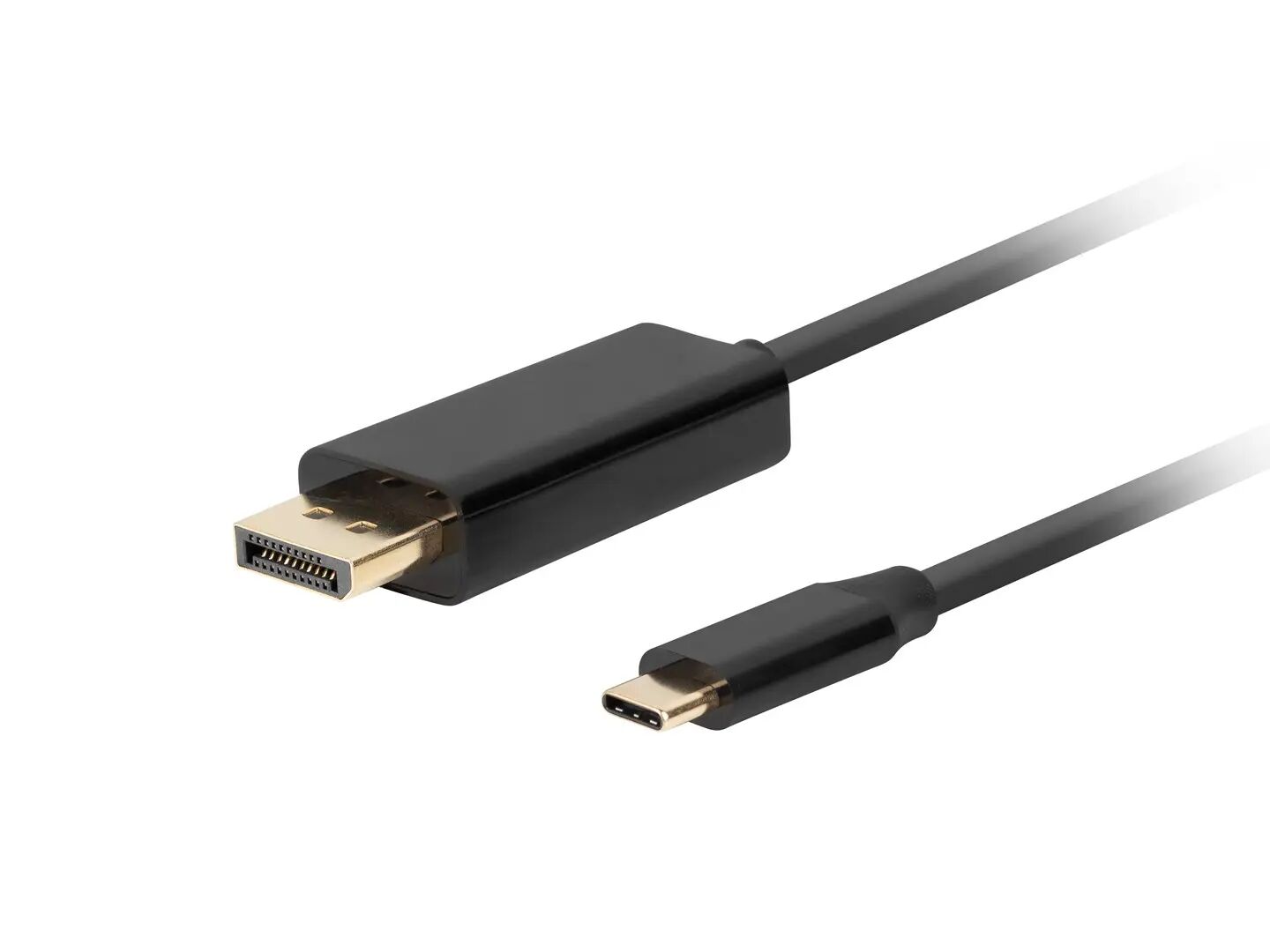 Adaptor USB C la DisplayPort Lanberg CA-CMDP-10CU-0005-BK Negru 500 cm