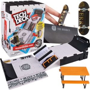 Tech Deck Transforming Skatepark szett ujjdeszkával és kiegészítőkkel - Gyerek gördeszka