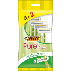 Kézi Borotva Bic Purelady (6 uds)