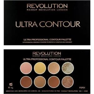 Makeup Revolution Ultra Contour Palette Zestaw do modelowania twarzy 13g 131813436 - Cień do powiek