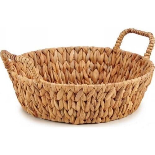 Decorațiune pentru Centrul Mesei Metal Zambilă de apă Cu mânere Maro natural (35,5 x 16,5 x 39 cm) 131813851