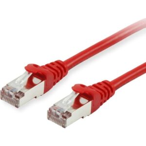 Equip Patchkabel Cat6       S/FTP 2xRJ45 25.00m     rot LSZH Polybeutel 131814024 - Patchkabel