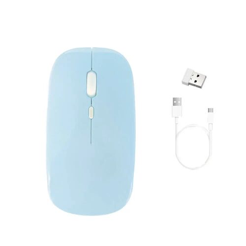 Strado CTMM vezeték nélküli egér, kék színű, USB vevőegységgel és töltőkábellel - Egér