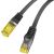 Patchcord cat.6a S/FTP LSZH CU 0.5m Fluke trecut negru 141363018