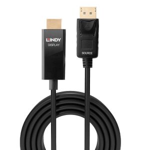 Kabel DisplayPort do HDMI LINDY 40926 Czarny 2 m 131816233 - Lindy Kabel HDMI