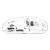Manhattan Mouse MANHATTAN Wireless Mouse USB-A 4Button RGB LED white banner 131816778