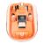 Manhattan Mouse MANHATTAN Kabellose Maus USB-A 4Tasten RGB LED orange banner 131816777