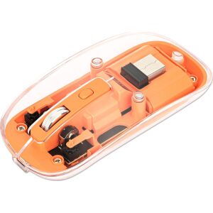 Manhattan Orange Wireless Mouse with USB Receiver - Manhattan