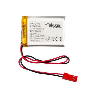 Akumulator Li-Po LP503040 Akyga AKY0185 3.7V / 550mAh PCM złącze JST 2-Pin 150mm 131817006 - Bateria