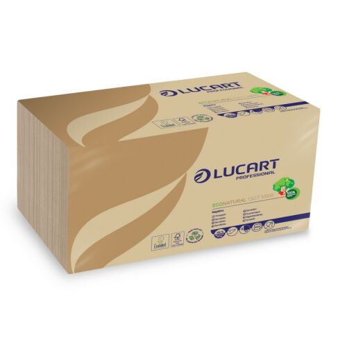 Lucart Eco Natural 130 T Maxi szalvéta, 1 rétegű, 500 lapos, 8 csg/karton 131836313