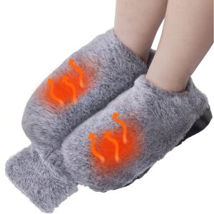 Incalzitor de picioare, Warm Toes, moale si pufos, Potrivit pentru marimi intre 36-41, Design ergonomic, durabilitate si rezistenta la temperaturi inalte