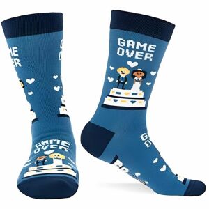 Vicces zokni friss házasoknak Game Over, Univerzális méret: 40-44