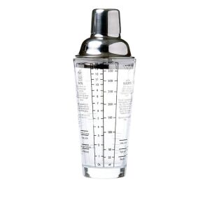 Shaker cocktail, din sticla, transparent, 400 ml, 22.7 x 6 x 5.8 cm, ergonomic si usor de manevrat 131845761 - Keverőpohár & Shaker