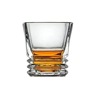 Pahar, pentru whiskey, Luxury Layers, 280 ml, 9 cm inaltime, 10.2 cm latime, 7 cm adancime, din sticla, transparent