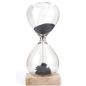 Clepsidra, magnetica, cu nisip metalic ce se scurge in forma unei flori misterioase, din sticla borosilicata, dimensiuni clepsidra: 14 x 5,5 cm 131846107 - Őszi dekorációs kellék