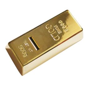 Transnite baba, arany ingot design, 16,7x7,7 cm, 16,7x7,7 cm