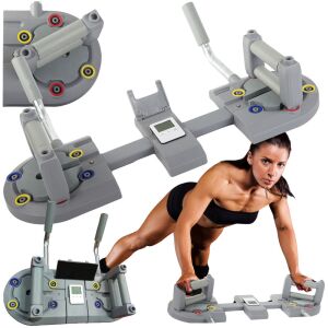 Liegeradgerät mit Stoppuhr – Multifunktionale Trainingsstation 135837630 - Liegestützgriffe