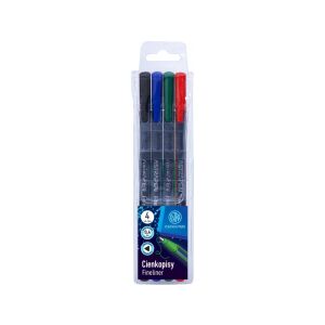 Dreieckiger Fineliner 0,4 mm 4 Farben ASTRA 131875289 - Stifte & Bleistifte