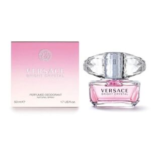 Versace Bright Crystal Perfumed Deodorant Spray, 50 ml - Friss és virágos illatú deodorant kiváló minőségű készítésben. Könnyed és tartós frissesség egész napra. 131876728