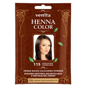Venita Henna Color 115 Czekolada opakowanie farby do włosów - Farba do włosów