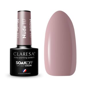 Claresa Nude 117 Soak Off Gel Nagellack, UV/LED, 5g - Gel-Lack