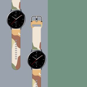 Hurtel Strap Moro opaska do Samsung Galaxy Watch 42mm silokonowy pasek bransoletka do zegarka moro (16) 131898426 - Pasek do inteligentnego zegarka