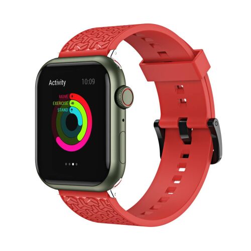 Apple Watch Pánt PIROS (7/6/5/4/3/2/SE - 45/44/42mm) - Elegáns Óraszíj Karkötő Stílusban 131900625