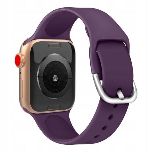 Fioletowy Silikonowy Pasek do Apple Watch Ultra/9/8/7/6/5/4/3/2/SE