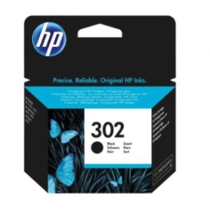 HP 302 Crna tinta - Originalna HP tinta za DeskJet, Envy, OfficeJet pisače - Printer i skener
