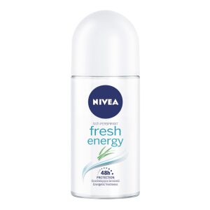 Nivea Fresh Energy Roll-on Deodorant, 50ml, 48h Schutz - Warnzeichen