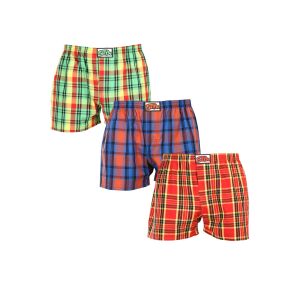 3PACK férfi bő szárú boxeralsók Styx klasszikus gumipánt többszínű (3A100618) L 131905948 - Férfi ruházat