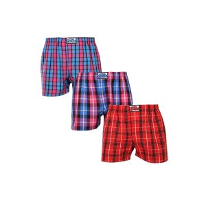 3PACK férfi bő szárú boxeralsók Styx klasszikus gumipánt többszínű (3A093134) L 131906116 - Férfi ruházat