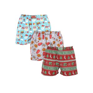 3PACK férfi bő szárú boxeralsók Styx art klasszikus gumipánt többszínű (3A16826) XXL 131906695 - Férfi ruházat