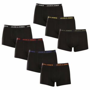 7PACK Férfi boxeralsó Jack and Jones fekete (12165587) L 131907507 - Divat & Öltözködés
