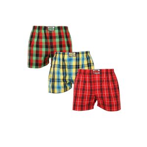 3PACK férfi bő szárú boxeralsók Styx klasszikus gumipánt többszínű (3A093138) XL 131908921 - Férfi ruházat