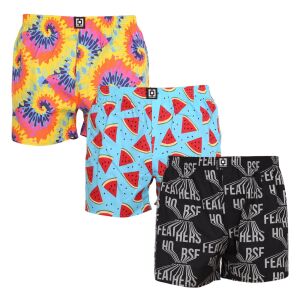 3PACK férfi bő szárú boxeralsók Horsefeathers Manny többszínű (AM167AB35Y) L 131909061 - Horsefeathers